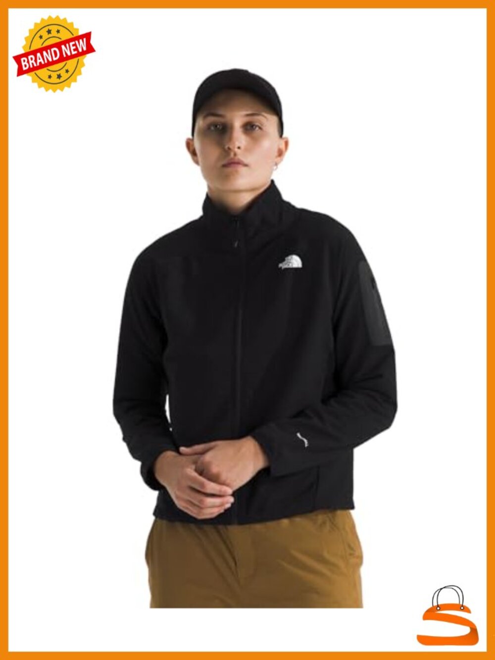 North Face Wind-Resistant Softshell Jacket Anorak